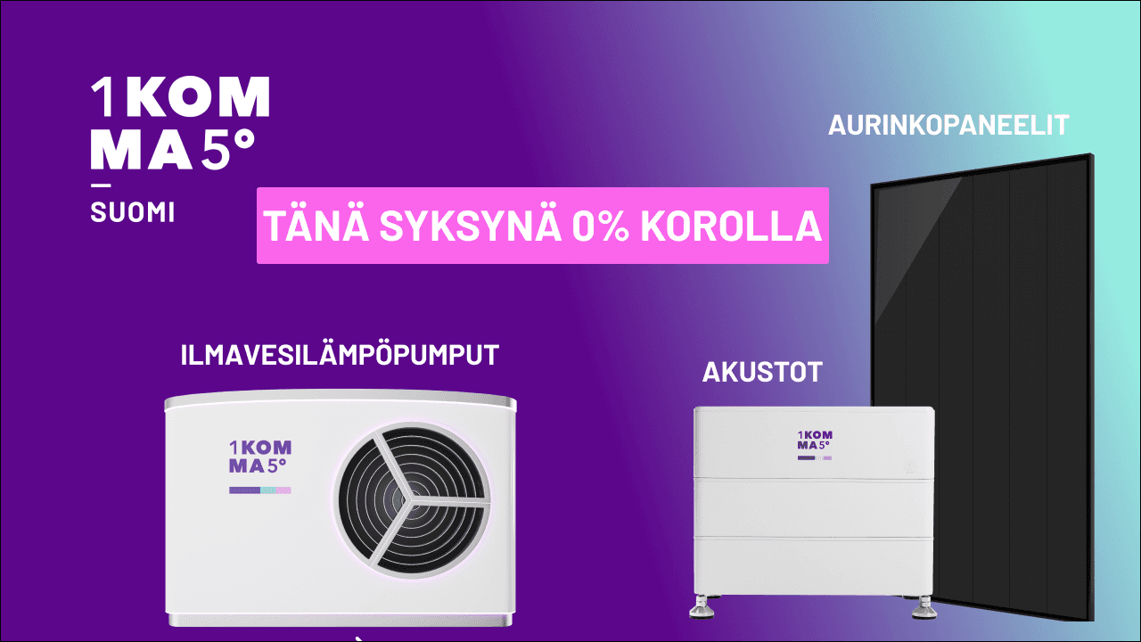 SOLCELLSPAKET FRÅN 1KOMMA5°